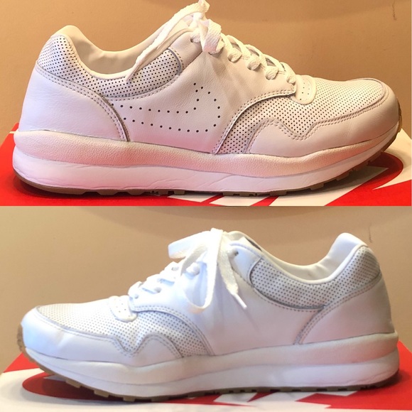 Nike Safari Deconstructed White Leather Sneakers - Picture 3 of 8